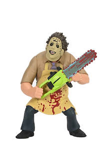 Leatherface (Bloody) 50th Anniversary Toony Terrors - 6" Scale Action Figure - T…