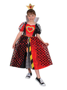 Queen Of Hearts Deluxe Costume for Kids - Disney Alice in Wonderland