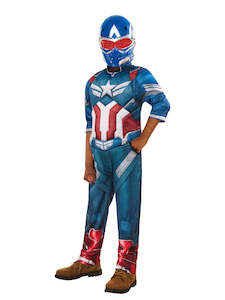 100 And Under: Captain America Deluxe Costume for Kids - Marvel Captain America: Brave New World