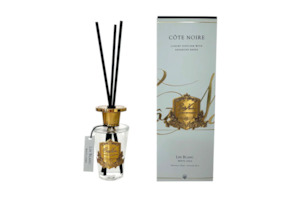 Diffusers: ** CLEARANCE ** Cote Noire White Linen  Diffuser - 150ml gold - GMDS150