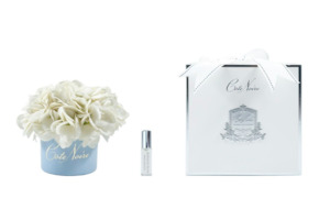 * DISCONTINUED * Cote Noire Perfumed Natural Touch Ivory White Hydrangeas in pas…