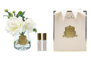 Perfumed Flowers: Cote Noire Limited Edition Tear Drop - Tea Rose - Pink Blush - Pink Box - TR88