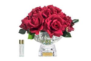 Luxury Flowers: ** NEW ** Cote Noire Luxury Centrepiece French Rose Bouquet - Red & Gold badge - CPL04