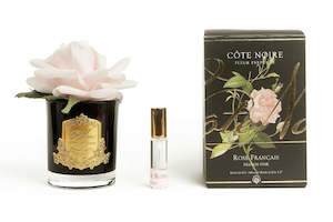 Côte Noire Perfumed Natural Touch Single Rose - Black - French Pink - GMRB06