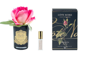 Cote Noire Perfumed Natural Touch Rose Bud - Black - Magenta - GMRB47