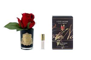 Côte Noire Perfumed Natural Touch Rose Bud - Black - Carmine Red - GMRB44