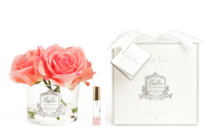 Côte Noire Perfumed Natural Touch 5 Roses - Clear - White Peach - GMR65