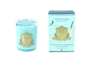 * LIMITED EDITION CANDLE * JADE BLUE VESSEL 450G CANDLE IN PERSIAN LIME WITH CRY…