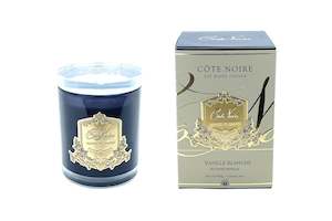 Cote Noire 450g Candle -  Dark Vessel with Gold Badge - Blonde Vanilla