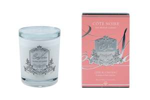 Cote Noire 450g Candle - White Vessel with Silver Badge - Summer in the Chateau