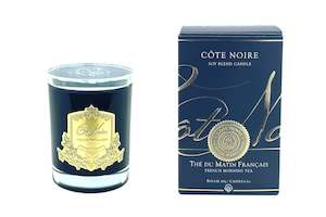 Cote Noire 185g Candle - Dark Vessel with Gold Badge  - Eau De Vie