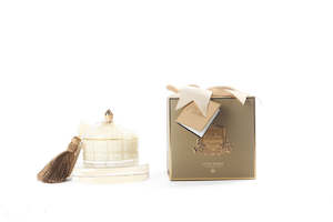 Limited Edition Candles: Cote Noire Art Deco Candle - Cream & Gold - Blonde Vanilla - GML45015