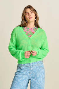 POM Neon Cardigan