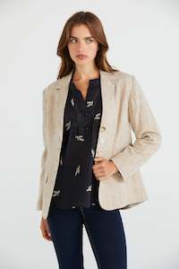 LANIA Chevron Jacket