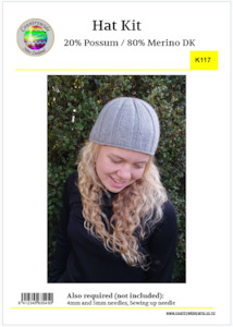 Yarn wholesaling: Creative Kit - Possum Merino Hat K117