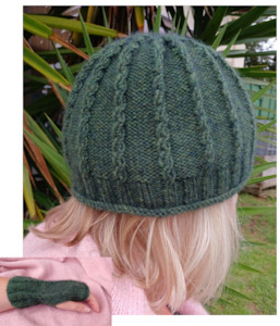 Yarn wholesaling: Hat and Wrist Warmers | Design P385