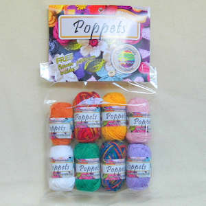 Yarn wholesaling: Poppets Hang Sell 4 Ply