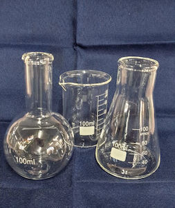 Glass Beaker Vase Sets Small and Large