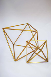 Gold Geometric Various Sizes