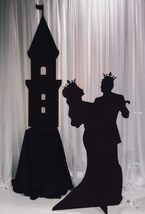 King and Queen Freestanding Silhouette