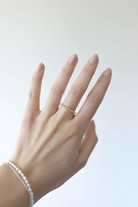 Jewellery manufacturing: Bobble Ring 9ct Gold