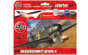 AFX Starter Set Messerschmitt BF109f-4 1/72