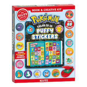 Pokemon: Color-In 3D Stickers