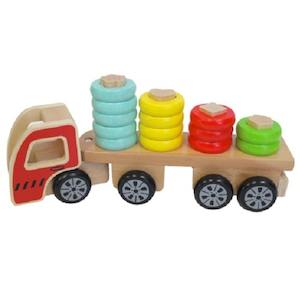 Wooden Vehicles: Discoveroo Sort N Stack Truck