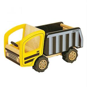 Wooden Vehicles: Pintoy Dumper Truck