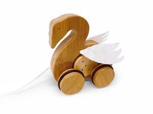 Bamboo Push & Pull Swan