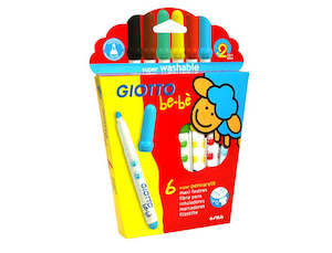 Colouring Drawing: Giotto Be-Be Fibre Pens Set 6