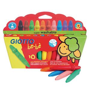 Giotto Be-Be Large Crayons Pot 12