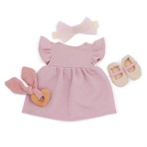 Lullababy 14" Outfit Pink Dress with Shoes