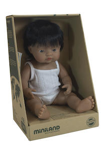 Miniland Doll Hispanic Boy 38cm