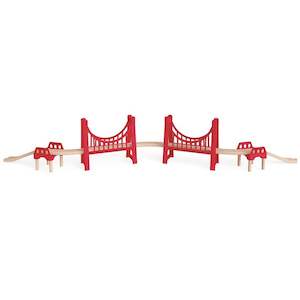 Hape Extended Double Suspension Bridge