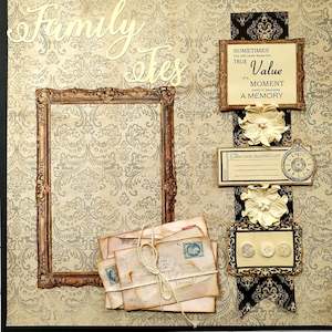 Artist supply: **INSTRUCTIONS ONLY** for RW-007 : Family Ties (SBK)