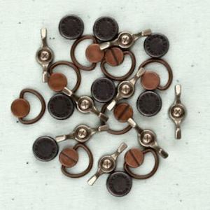 Artist supply: Prima Marketing - Junkyard Findings Metal Trinkets -Handles & Turns 18/Pkg