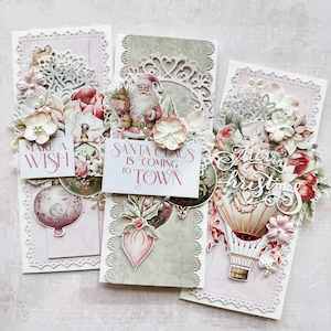 Artist supply: Tracey Schultz Kit: Three Christmas Wishes Card Kit (CK)