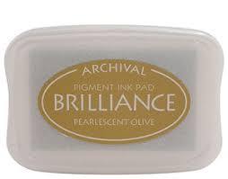 Artist supply: Brilliance - BR-53  Pearlescent Olive