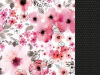 Artist supply: P2775 : Magenta 12x12 Scrapbook Paper - Fuchsia