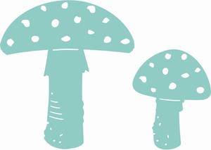 DD641 : Decorative Die - Toadstools