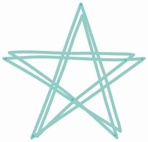 DD216 - Kaisercraft : Decorative Die - Scribble Star