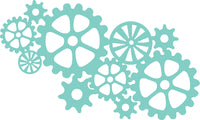 Artist supply: DD3342 : Decorative Die - Cogs Texture