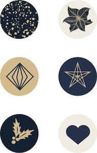 Kaisercraft : CR216 - Starry Night Curios 6pk