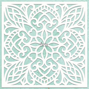 Artist supply: Mintay Chippies - 12 x 12 Filigree Square