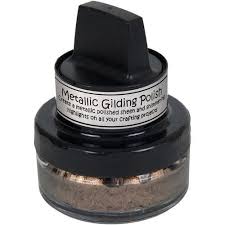 Cosmic Shimmer - Metallic Gilding Polish - Chocolate Bronze