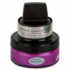 Cosmic Shimmer Metallic Gilding Polish -Lush Pink