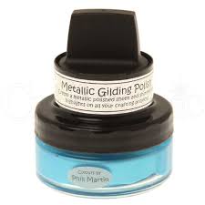 Cosmic Shimmer Metallic Gilding Polish - Electric Blue