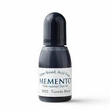 Artist supply: Memento Re inker -Tuxedo Black 900 15mls