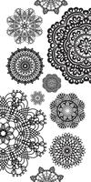 ST917 - Kaisercraft : Clear Stickers Doilies